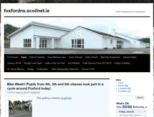 Tablet Screenshot of foxfordns.scoilnet.ie