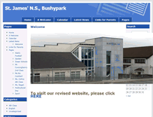 Tablet Screenshot of bushyparkns.scoilnet.ie