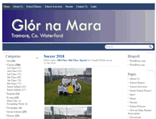 Tablet Screenshot of glornamara.scoilnet.ie