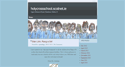 Desktop Screenshot of holycrossschool.scoilnet.ie