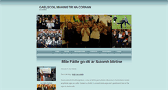 Desktop Screenshot of gaelscoilmc1.scoilnet.ie