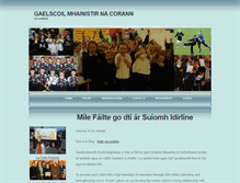 Tablet Screenshot of gaelscoilmc1.scoilnet.ie