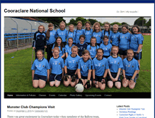 Tablet Screenshot of cooraclarens.scoilnet.ie