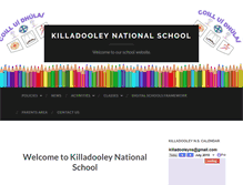 Tablet Screenshot of killadooleyns.scoilnet.ie