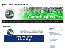 Tablet Screenshot of gaelscoilsairseal.scoilnet.ie